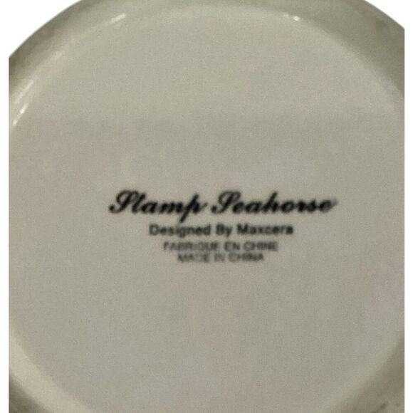 Maxcera Stamp Seahorse Large Coffee Mug Shell Beach Cup - Picture 6 of 8